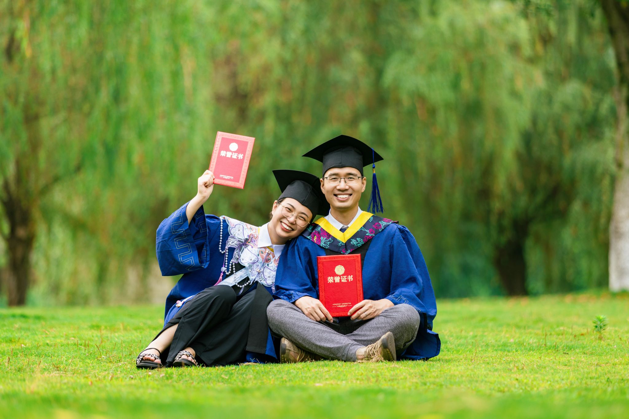 比翼双飞 携手逐梦—葛晗晗与周笑涵夫妻的学业之旅